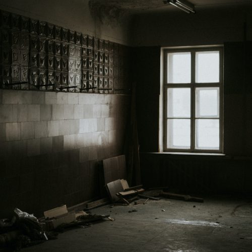 Grunge building interior